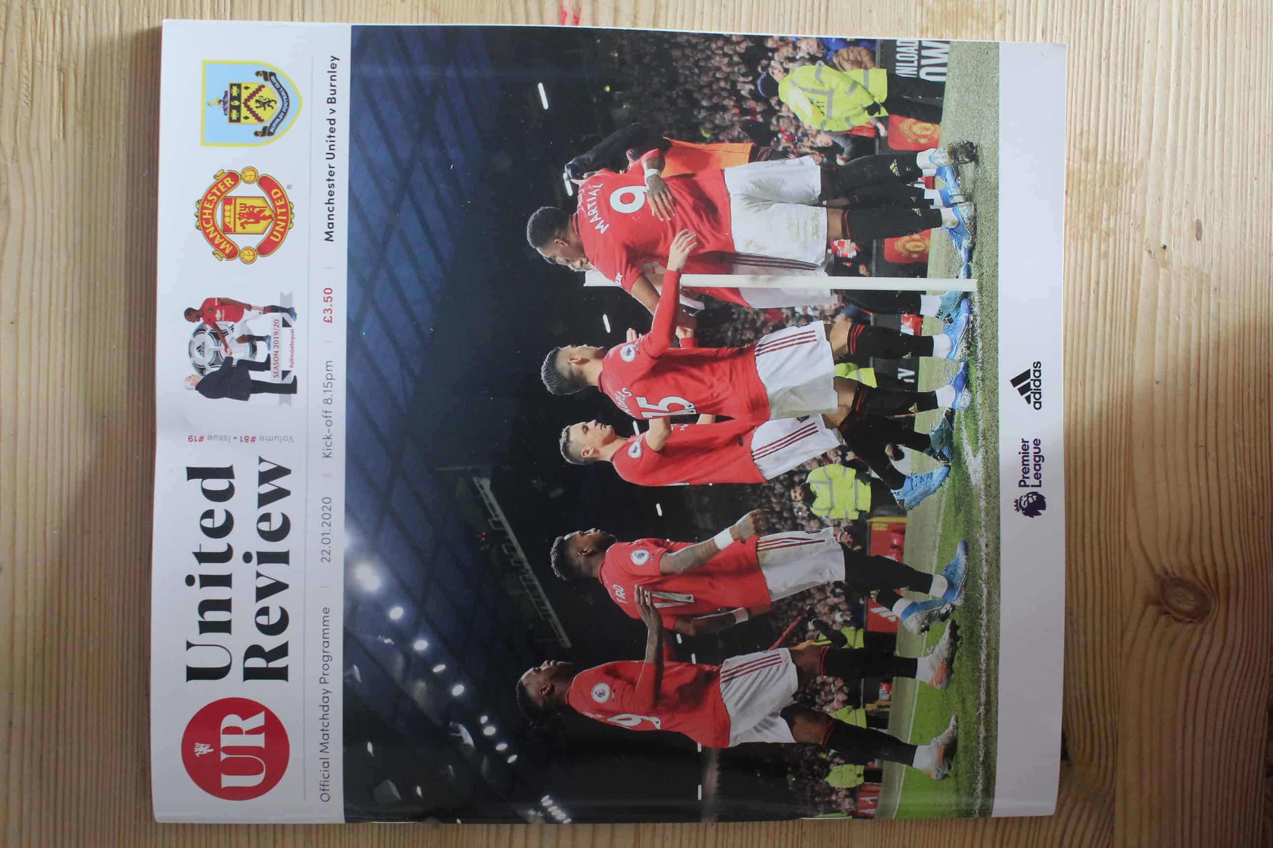 Manchester United FC v Burnley FC